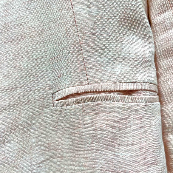Judith and Charles pink linen blazer - Picture 5 of 7